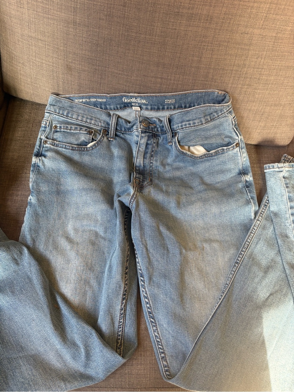 Goodfellow & Co Light Blue Straight Leg Men's Jeans